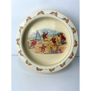 Royal Doulton Bunnykins Bowl‎ Albion Barbara Vernon Sandy Beach